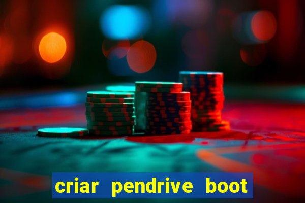 criar pendrive boot windows 10